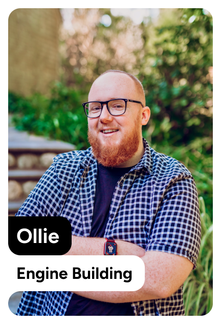 Back of ollie's card